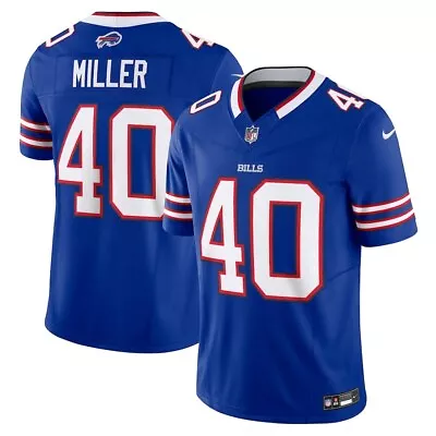 Buffalo Bills Von Miller #40 Nike Men's Royal NFL Vapor F.U.S.E. Limited Jersey • $299.99