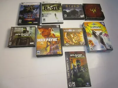 PC LOT   Kill Switch  RIVEN  MAX PAYNE 3  DAWN OF WAR  MOST COMPLETE • $19.35