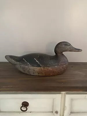 Mason Factory Decoy Premier Mallard Hen CA 1915 Hollow Body • $1075