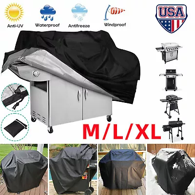 39/57/67in BBQ Gas Grill Cover Barbecue Waterproof Heavy Duty UV Protection USA • $8.95