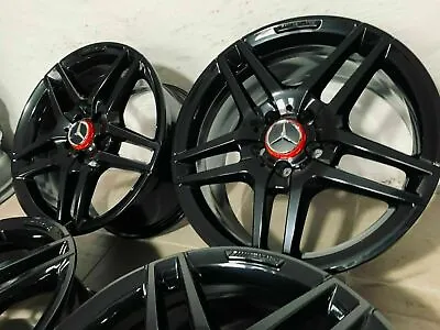 AMG Rims Black 18   Mercedes W212 S212 W211 W204 C207 W205 W213 W203 CLK SLK • $1684.20