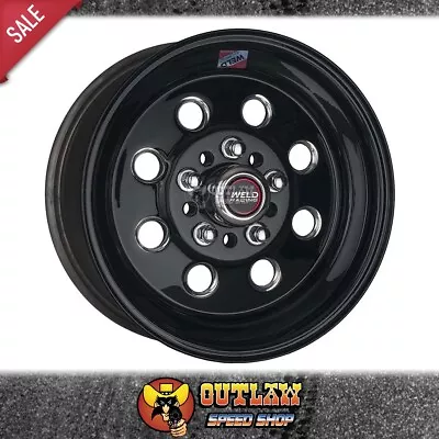 Weld Wheel Draglite Black 15 X 5  X 3.5 Bs Fits Ford Fits Chev - We90b-55346 • $968.91