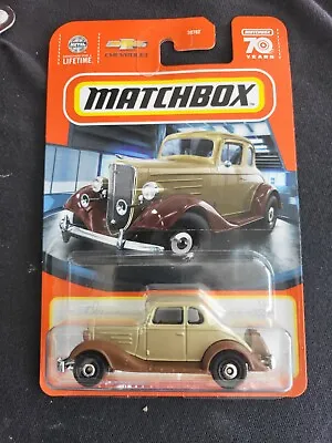 2023 Matchbox 34/100  1934 Chevy Master Coupe Brown Version New Near Mint • $2.09