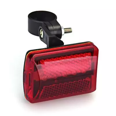 Red Bicycle Bike Rear Tail Light 5-LED Safety Flashing Mount AA Battery Powered • $8.95