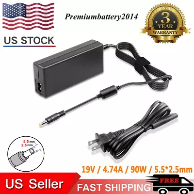 90W 19V 4.74A AC Power Adapter Charger LAPTOP For ASUS/IBM/Lenovo/HP/Toshiba • $11.49