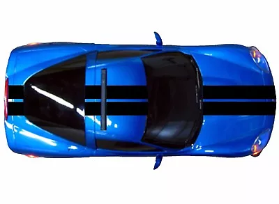 9  Double RACING STRIPES Vinyl Also Carbon Fiber (Fits Chevy CORVETTE C6 C5) • $63.95