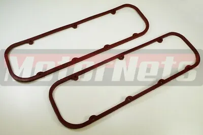 BIG BLOCK CHEVY 396 427 454 502 BBC EXTRA THICK Steel CORK VALVE COVER GASKET • $32.96