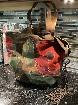 COACH Vintage Ltd Ed  XL POPPY FOR PEACE TOTE BAG 9259 • $499.99