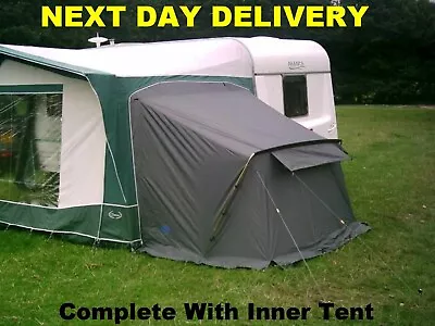 Universal Caravan Awning Annexe With Inner Tent - Fits Most Full Caravan Awnings • £178.95