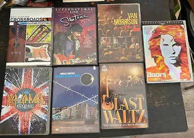 Van Morrison Santana Clapton Def Leppard And More7 Dvd Lot Js10 • $14