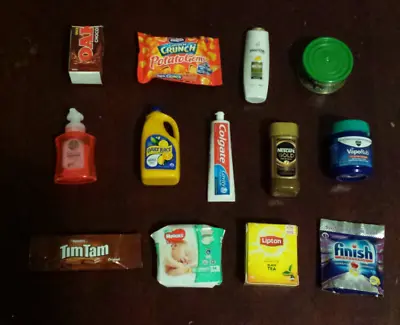 Coles Little Shop Mini Collectables Free Postage Oak Vicks Nescafe Juice Etc • $7.90