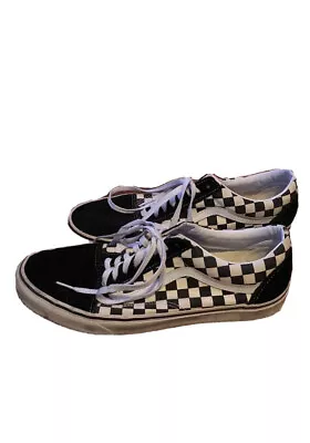 Vans Old Skool Black And White Checkered • $100