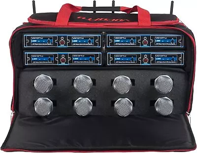 VOCOPRO UDH-CHOIR-8-MIB Eight Channel Wireless Handheld Microphone System • $472.46