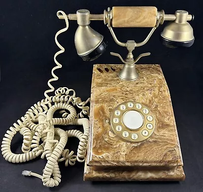 Vintage Conair Corporation Faux Marble Desktop Landline Telephone SW2505 • $89.99