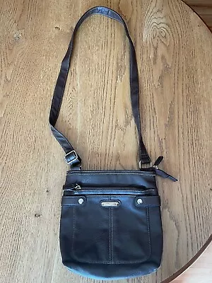 Rosetti Crossbody Purse Handbag Black Multiple Pockets Adjustable Strap • $9