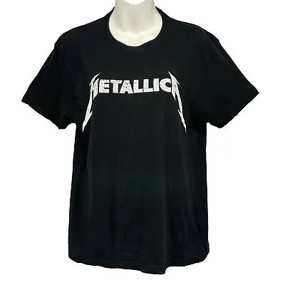 Metallica Official T Shirt/ Women’s (M) Black 100% Cotton / Rock Metal Music  • $15.99