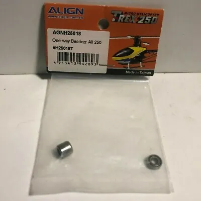 Align AGNH25018 One-Way Bearing For T-Rex 250 Helicopter Heli NIP RC • $7.95