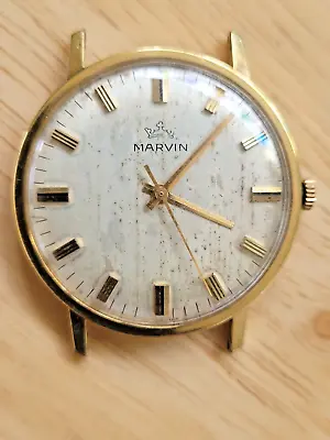 Rare Vintage Marvin Gents Mechanical Watch • £45