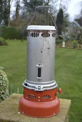 Vintage White& RED Valor L210 Paraffin Oil Space Heater Greenhouses Shed/E414 • £69.99