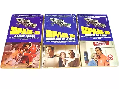 $3.99 • Buy SPACE 1999 TV-Series Paperback Novel Book Lot If 3 Different 1976 Vintage