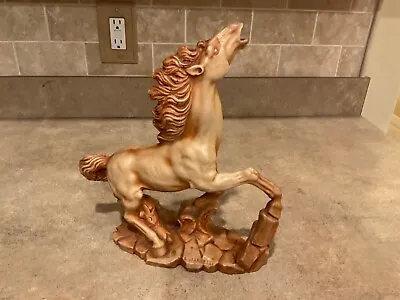Vintage A. Giannetti Wild Horse Sculpture Italy 11.5” Tall Signed • £67.55