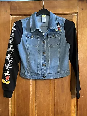 Disney Mickey Mouse Kid’s Denim Blue Jean Jacket 90th Anniversary Small • $11.99