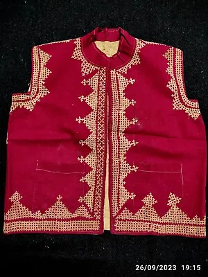 Indian Vintage Banjara Antique Handmade Rabari Kutchi Ethnic Marriage Jacket 01 • $237.50