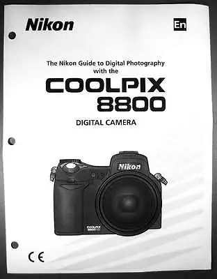 $9.95 • Buy Nikon CoolPix 8800 Digital Camera User Guide Instruction  Manual