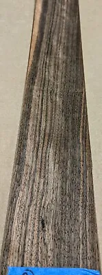 Ebony Macassar Wood Veneer 4  X 24  With No Backing Raw Veneer 1/42  Thickness • $25