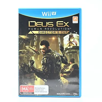 Deus Ex: Human Revolution Director's Cut - Nintendo Wii U Game - PAL • $64.99