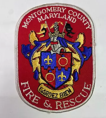 Montgomery County Fire Rescue Maryland Patch G8A • $15.19
