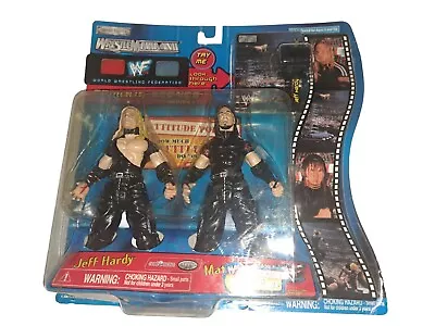 WWF Famous Scenes WrestleMania XVII Jeff Hardy & Matt Hardy WWE 2000 JAKKS  JVS • $44.99