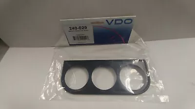 Vdo 240-029 Black 3 Gauge Under Dash Panel 2 1/16 Gauges • $20