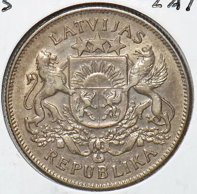 Latvia 1925 2 Lati 295492 Combine Shipping • $38.99