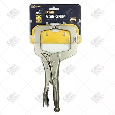 Vise-Grip 11R 11  Long 3-3/8  Capacity Locking C-Clamps With Regular Tips • $27.47
