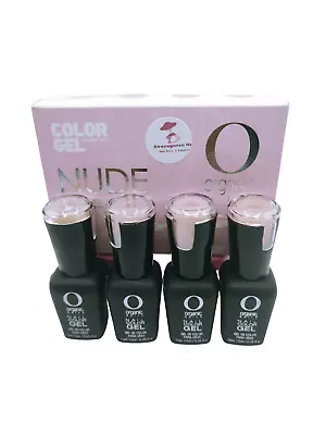 Organic Nails Gel Nude Collection 4 Bottles 7.5ml Each • $28