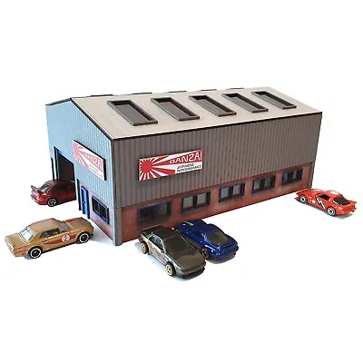 1/64th Scale UNIT Garage Kit For Hot Wheels Matchbox Diecast Cars • £29.99