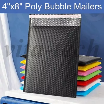 4x8（4x7） Poly Bubble Mailers Shipping Mailing Padded Bags Envelopes Self Seal • $32.85