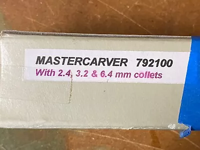 Mastercarver 792100 Wood Carving Tool New  With 3 Collets • $39