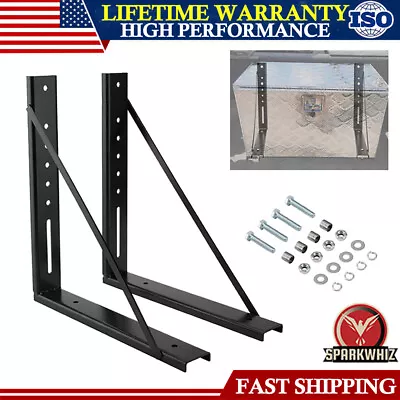 Truck Underbody Tool Box Mounting Brackets Kit 18.5'' X 18'' For Trailer Storage • $59.99