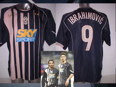 Juventus Ibrahimovic Adult XL Nike Shirt Jersey Soccer Sweden Pink Vintage Top • £124.99