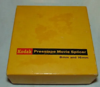 VINTAGE KODAK Movie Splicer PRESSTAPE 8mm 16mm Film Splicer No 64 Made In USA • $19.49