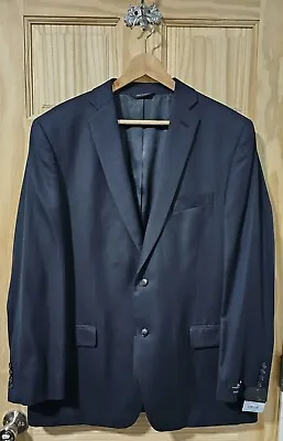 Marc Anthony Navy Blue 2 Button Sport Coat Blazer Jacket Modern Fit Size 44R • $60