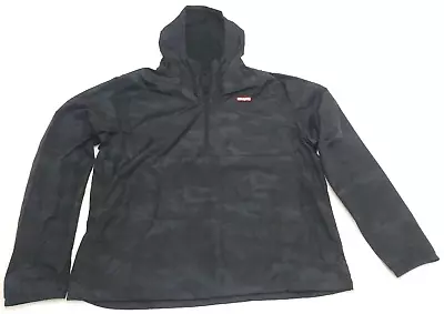 Independent Trading Co Water Resistant Anoral Jacket Black Camo 80eighty Sz 2XL • $14.99