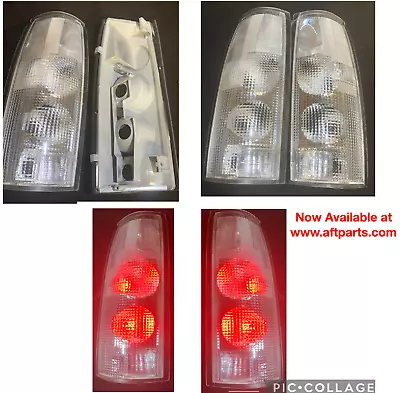 Clear Tail Lights 1988 To 1998 Chevy Silverado GMC Suburban New Pair C1500 K1500 • $76.99