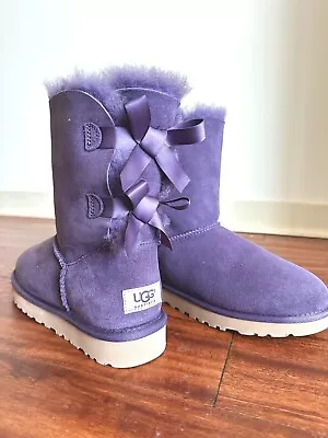 NEW NEVER WORN Wool UGG Boots Purple Size 7 Women’s • $26