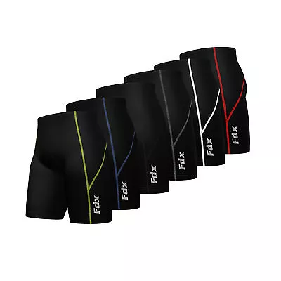 FDX New Mens Quality Cycle Cycling Shorts Coolmax® Anti-Bac Padding Pants MTB • $29.99