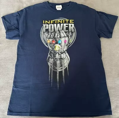 Marvel Avengers: Infinity War - Infinite Power T-shirt Men’s (Medium) - Blue • £6