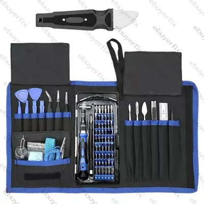 80X Repair Opening Tool Kit Electronic Screwdriver Set For IPhone IPad Laptop PC • £17.99