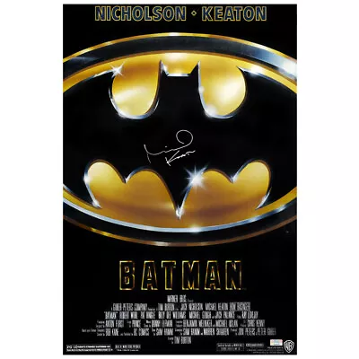 Michael Keaton Autographed 1989 Batman 16x24 Movie Poster • $409